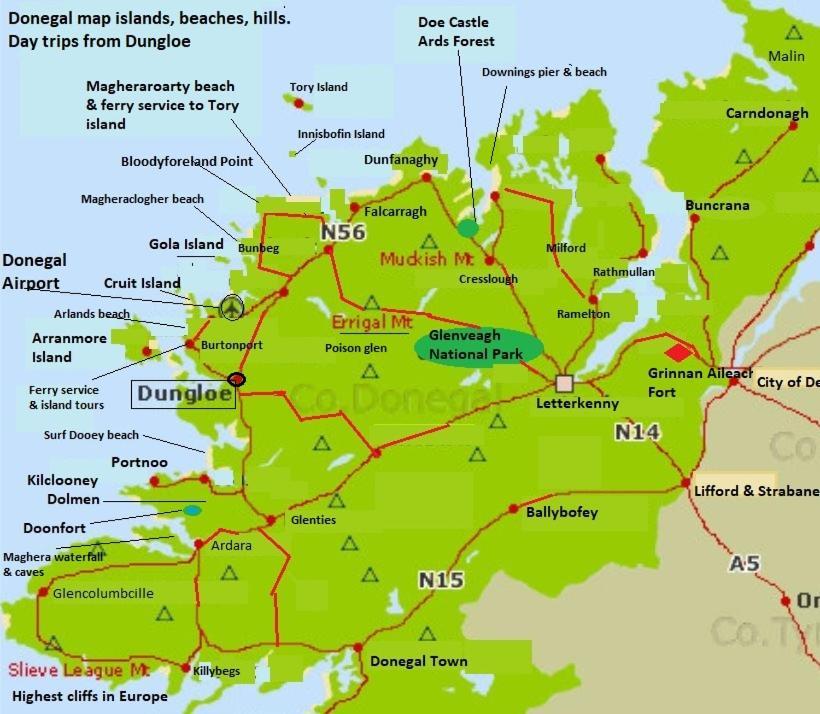 1 Mile From Dungloe, 2bdrm Max3 Adults * Dungloe